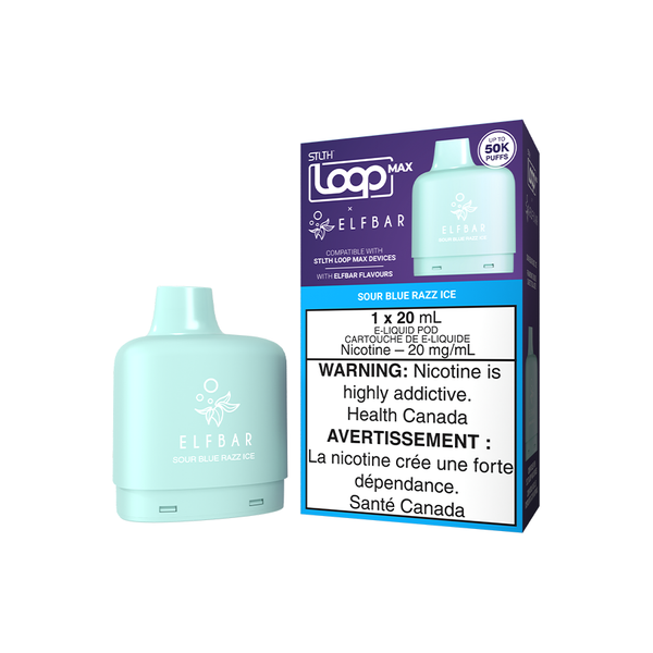 STLTH-LOOP-MAX-X-ELFBAR-POD-PACK-SOUR-BLUE-RAZZ-ICE